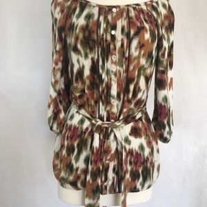 3/$15 Art and Soul Watercolor Design 3/4 Sleeve